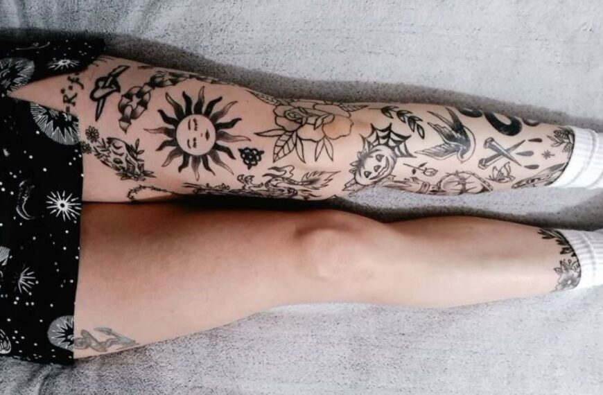 leg tattoos women