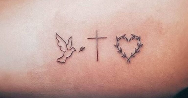 feminine christian tattoos